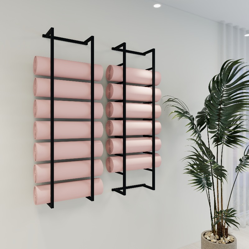 Sports Equipment Organizer - ‌Yoga Mat Wall Mount Holder, Multi-Layer