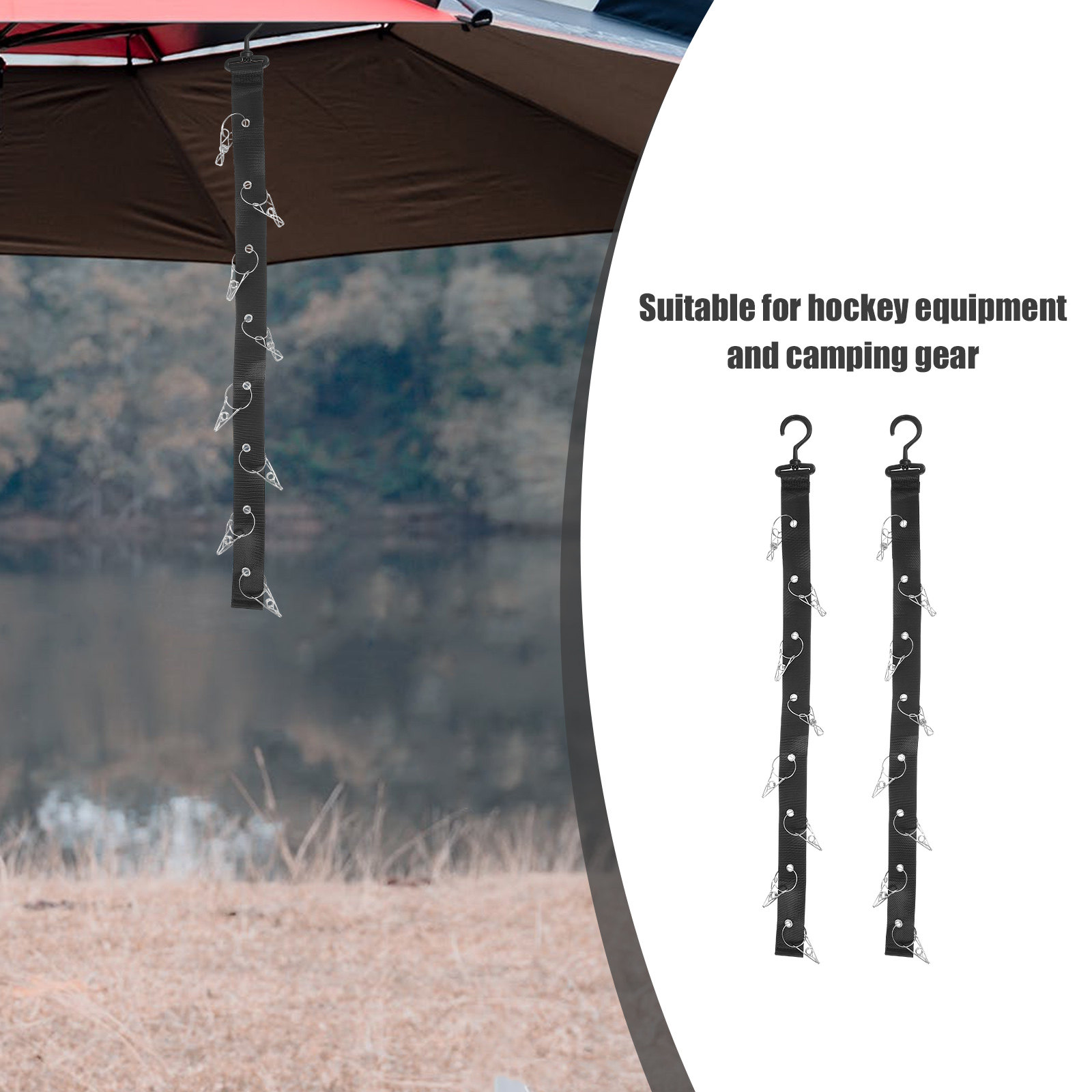 2Pcs Hanging Drying Rack Porta – Sports Equipment Organizer Bewertung und Preis