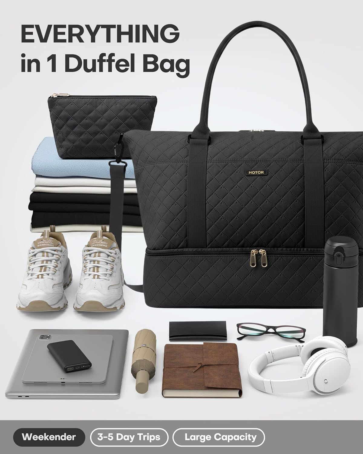 HOTOR Travel Duffel Bag - Week – Sports Equipment Storage Bewertung und Preis
