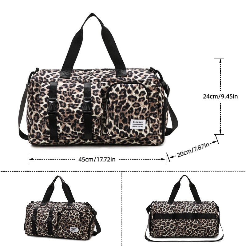 Fashionable Leopard Print Spor – Sports Equipment Storage Bewertung und Preis