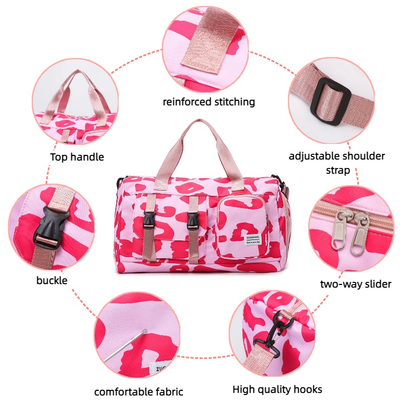 Fashionable Leopard Print Spor – Sports Equipment Storage Bewertung und Preis