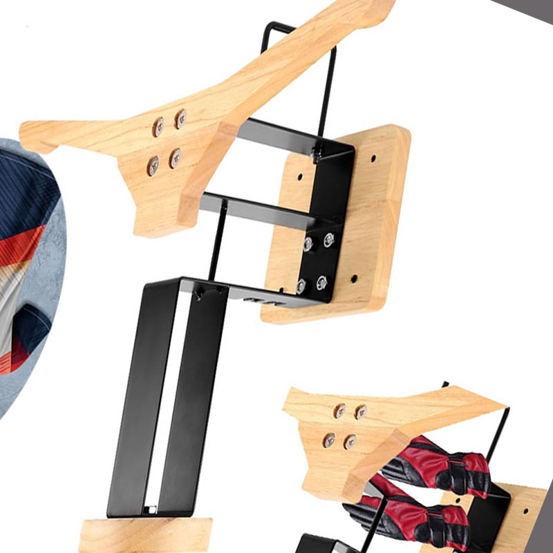 Wood Motorcycle Helmet Holder  – Sports Equipment Storage Bewertung und Preis