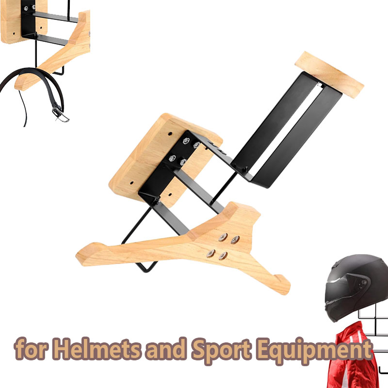 Wood Motorcycle Helmet Holder  – Sports Equipment Storage Bewertung und Preis