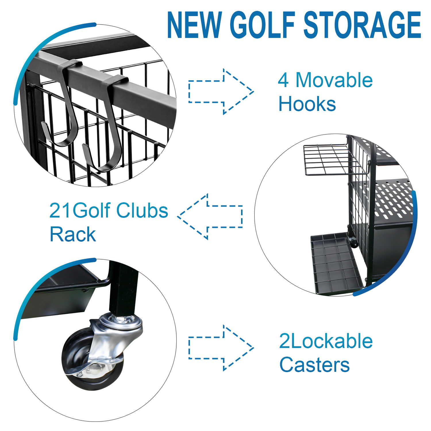 Golf Bag Storage Garage Organi – Sports Equipment Organizer Bewertung und Preis