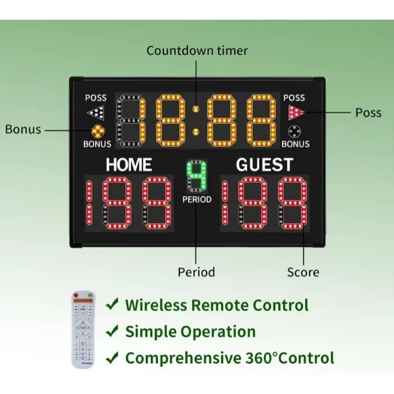 Indoor/outdoor Led Electronic  – Sports Equipment Advertisement Bewertung und Preis