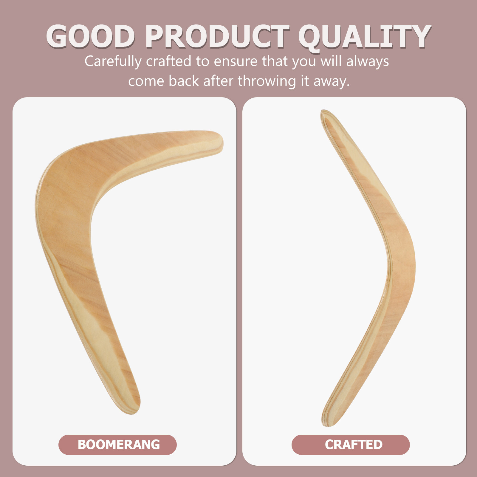 1Pcs Boomerang Wooden Outdoor  – Sports Equipment Kids Bewertung und Preis
