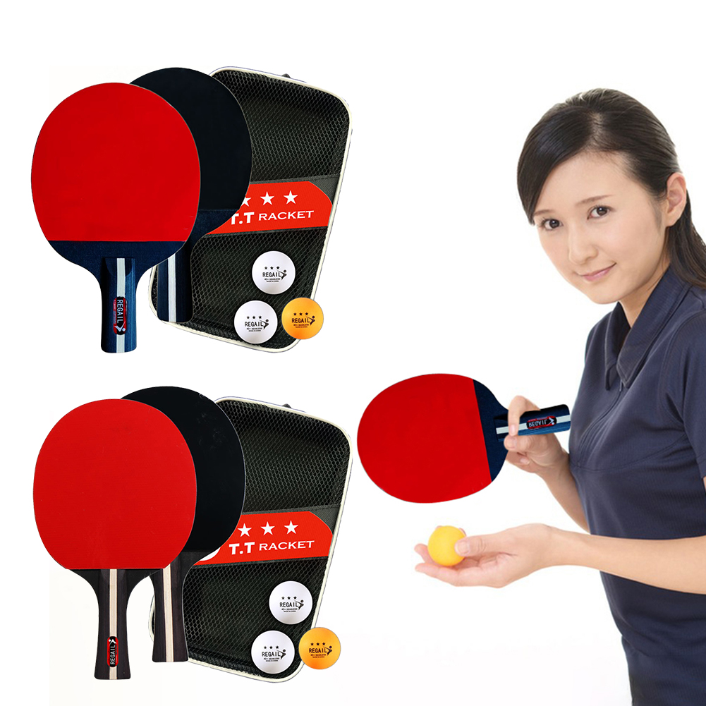 Table Tennis Racket 2 Rackets  – Ping Pong Ball Set Bewertung und Preis