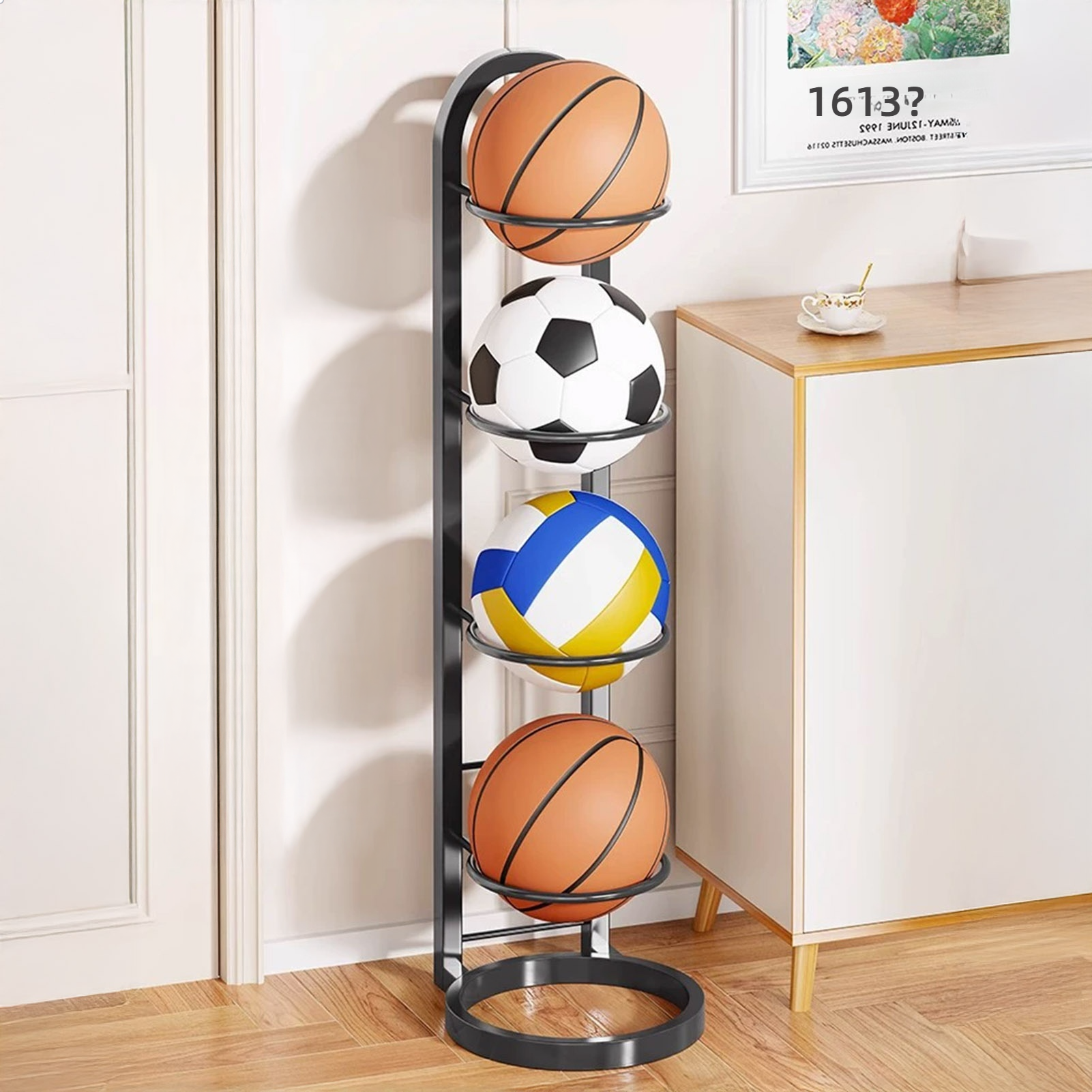 Foldable Basketball Rack Multi – Sports Equipment Organizer Bewertung und Preis