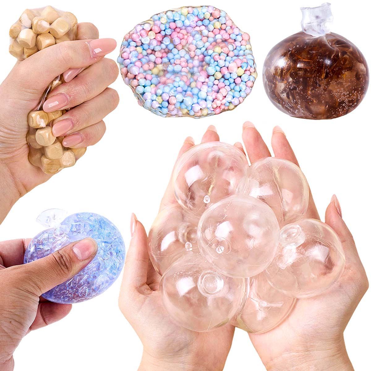 6Pcs Transparent Soft TPR Empt – Bocce Ball Set Bewertung und Preis