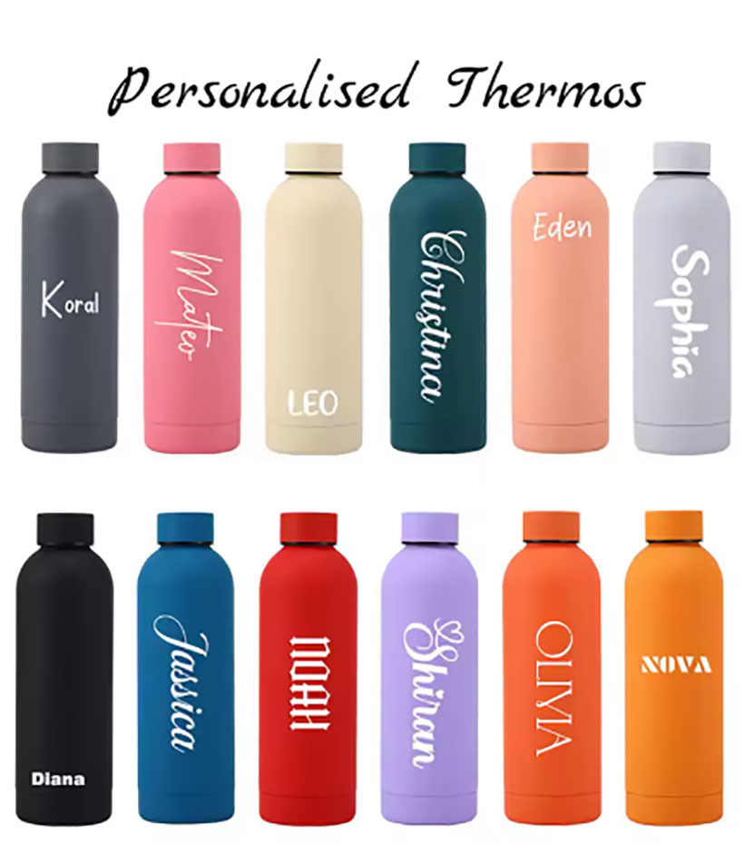 Custom Logo Name Thermos Large – Sports Equipment With Names Bewertung und Preis