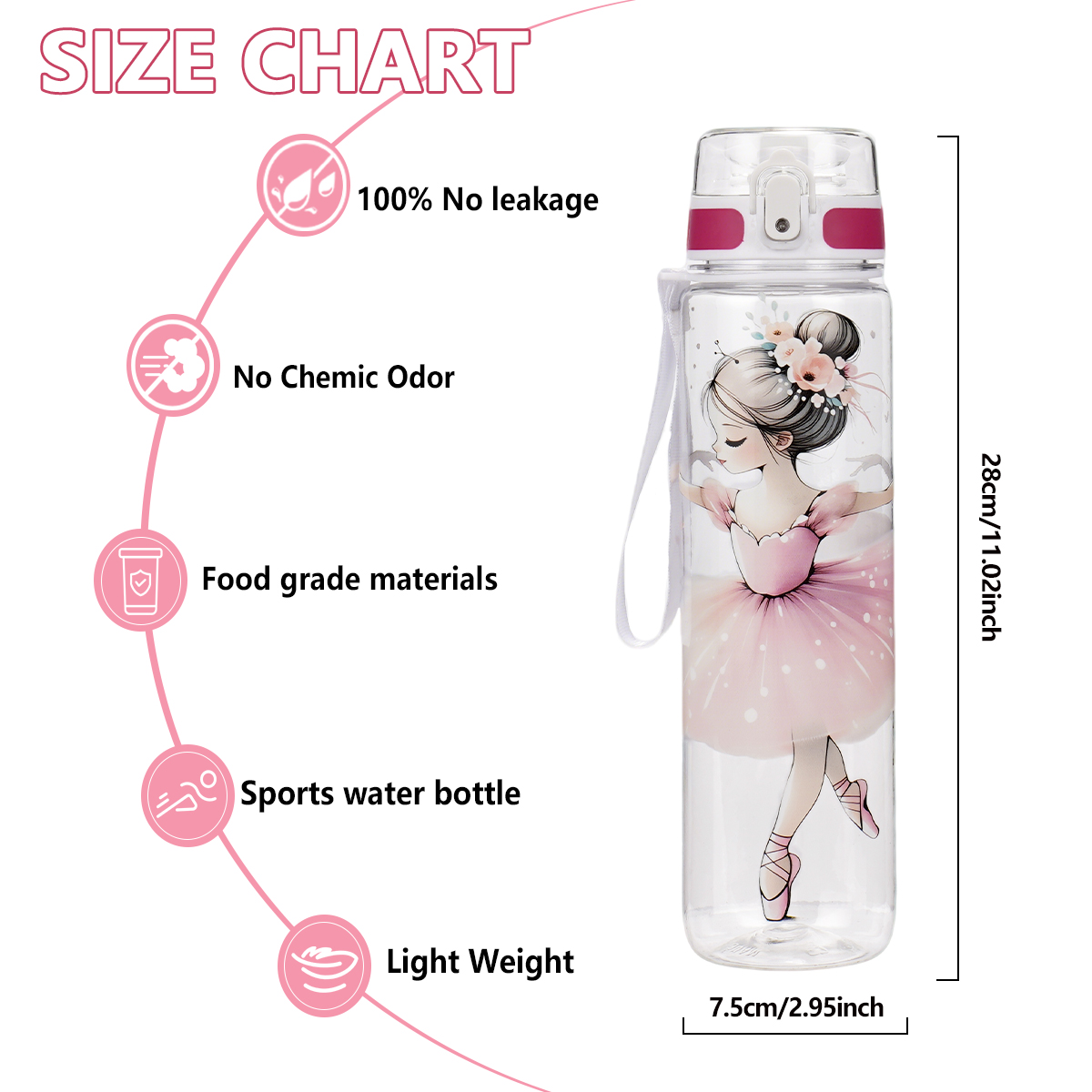 Ballerina Print 1000ml Sports  – Sports Equipment Names Bewertung und Preis