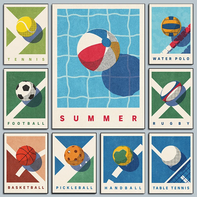 Minimalist Canvas Posters Funn – Bocce Ball Set Bewertung und Preis