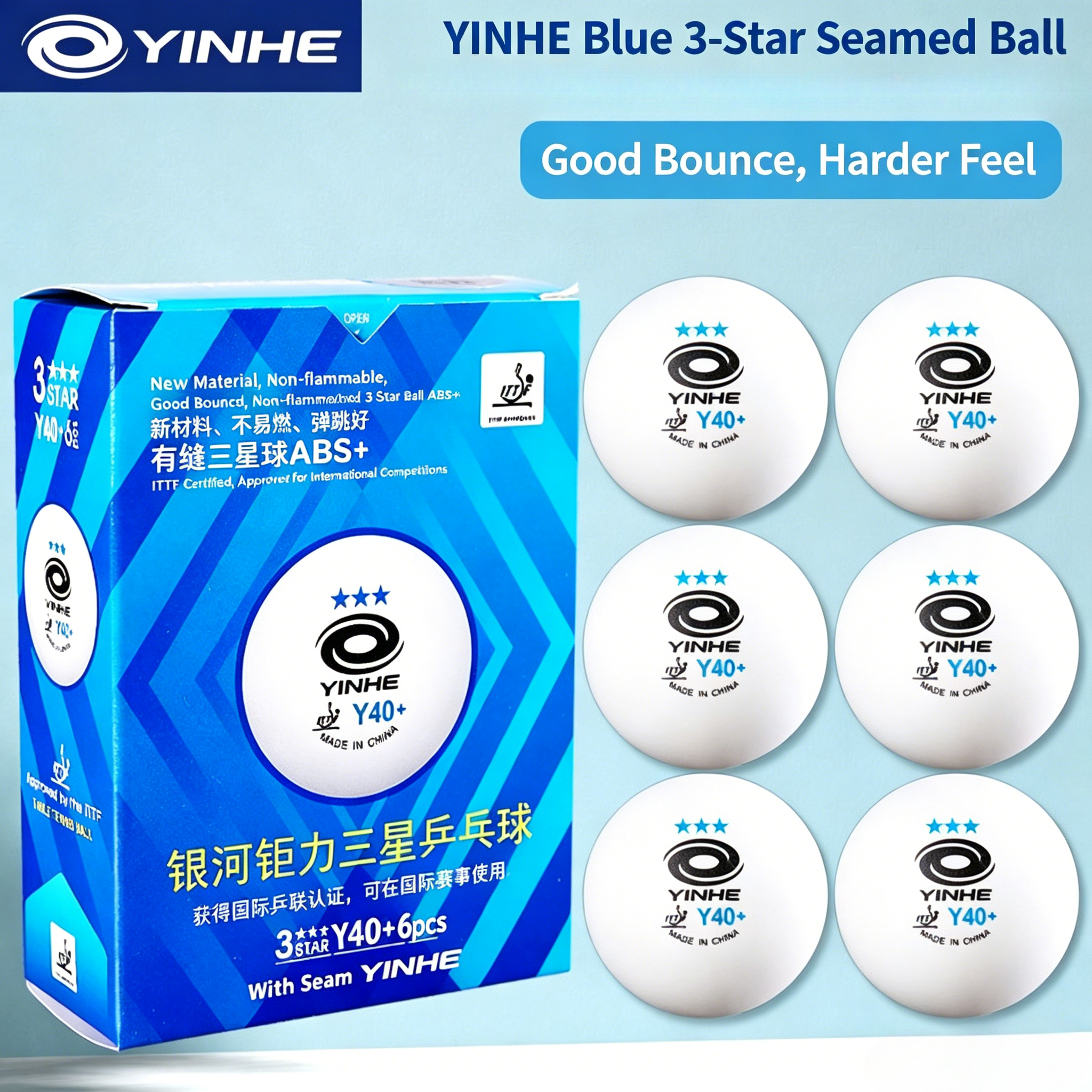 YINHE H40+/Y40+ Seamed Table T – Ping Pong Ball Set Bewertung und Preis