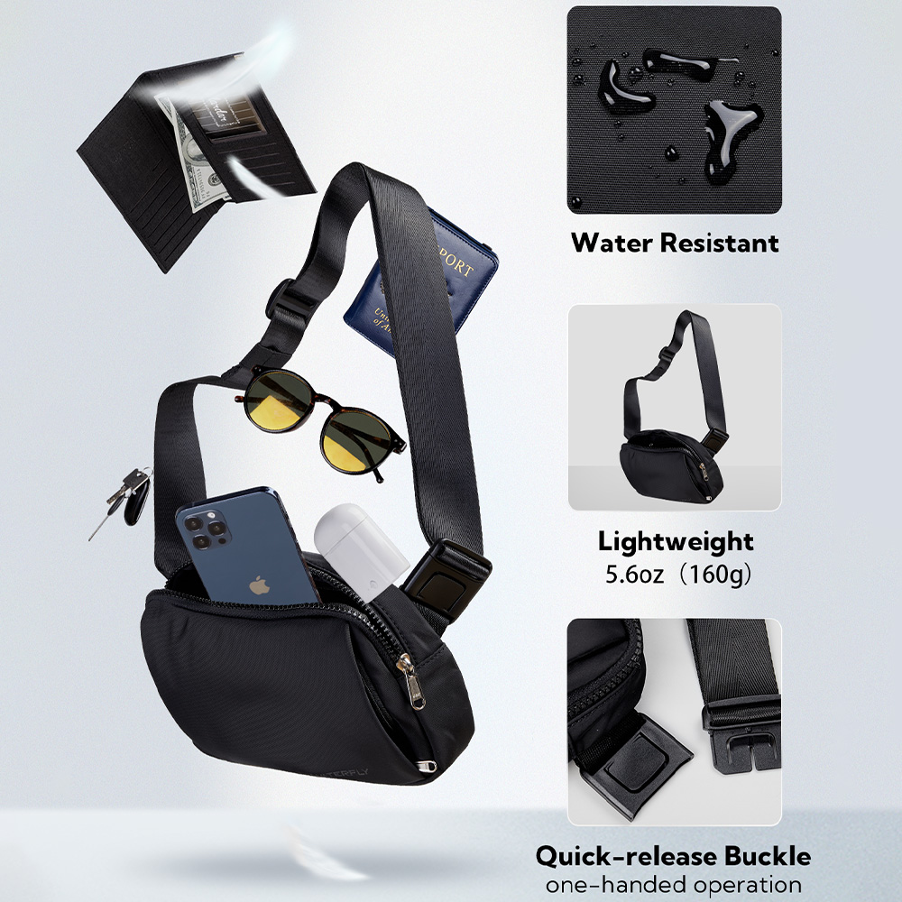 WATERFLY Crossbody Belt Fanny  – Sports Equipment Storage Bewertung und Preis