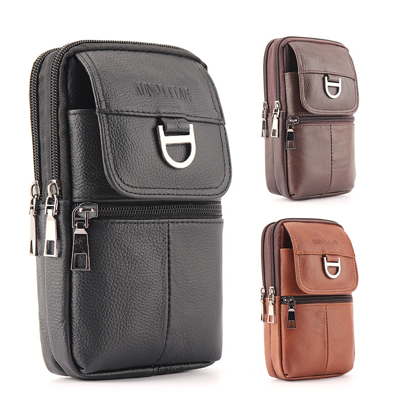 Men's Leather Waist Bag - Larg – Sports Equipment Storage Bewertung und Preis
